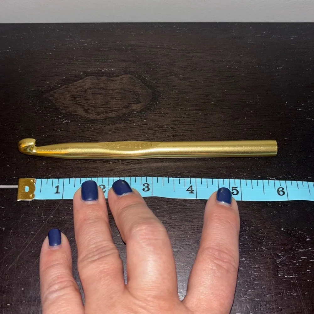 Vintage | Boye | Crochet Hook |‎ N | 15-10.00MM | Brass Color